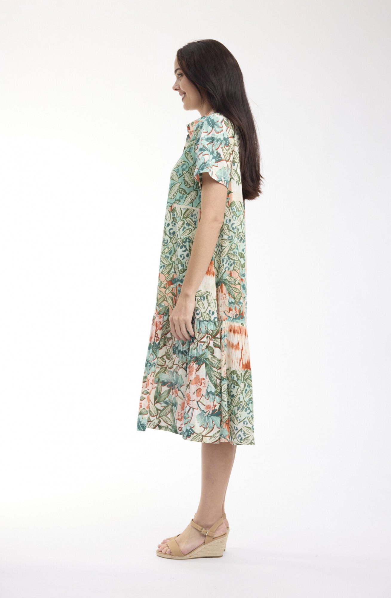 Orientique Long Patch Dress