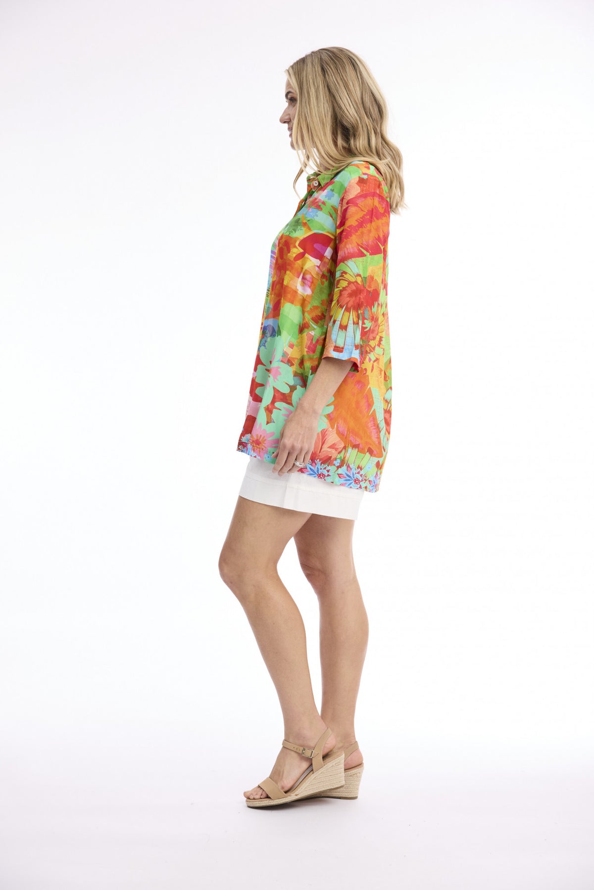 Orientique Digital Collared Shirt