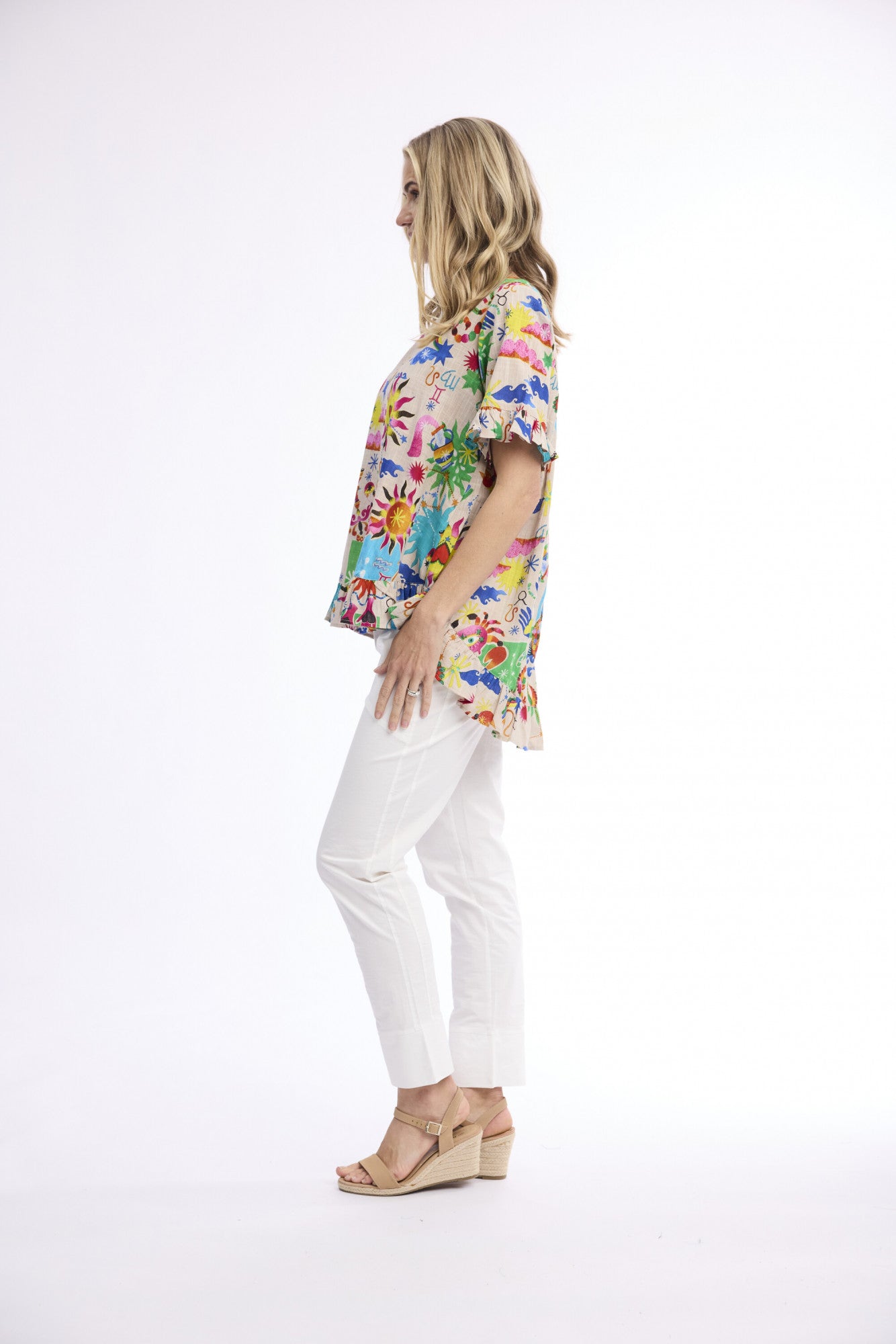 Orientique Frill Top