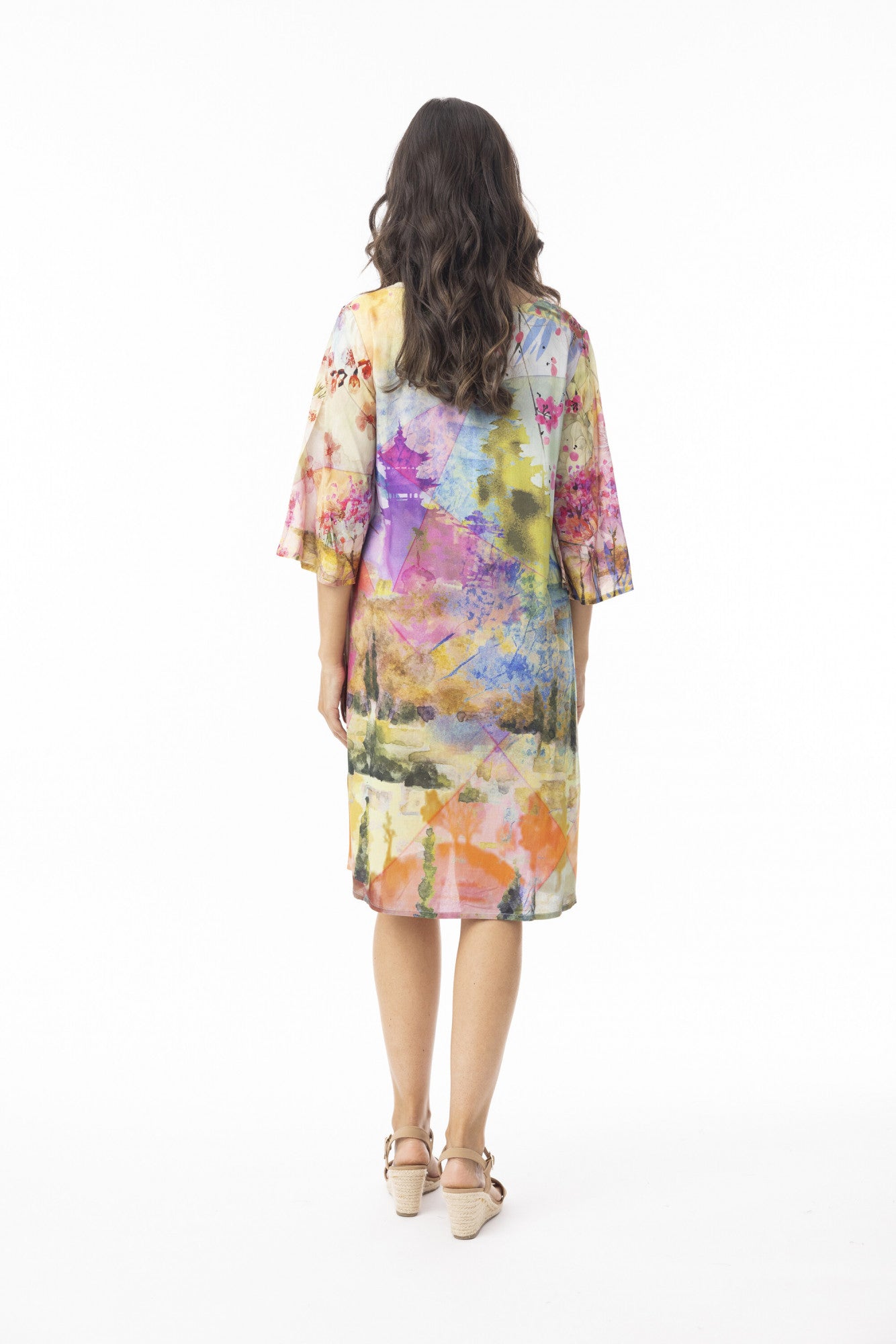 Orientique Digital Print Dress