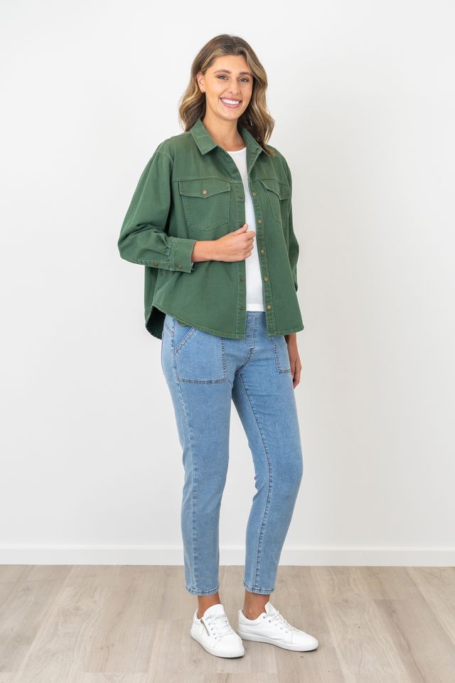Maglia Cotton Shaket (Sage or Chambray)