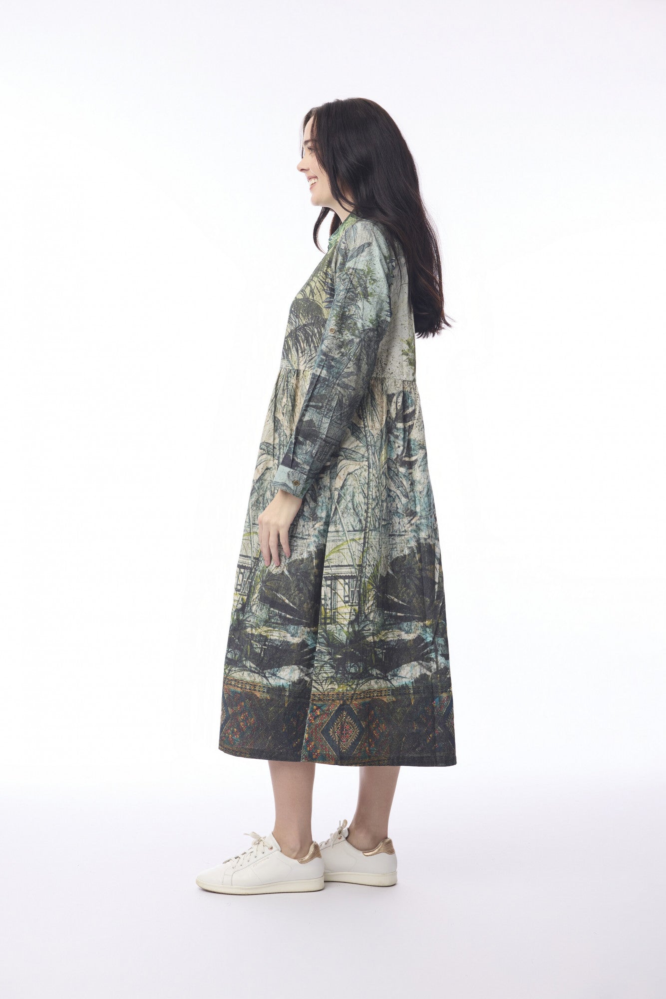 Orientique Tropical Jungle Organic Cotton Dress