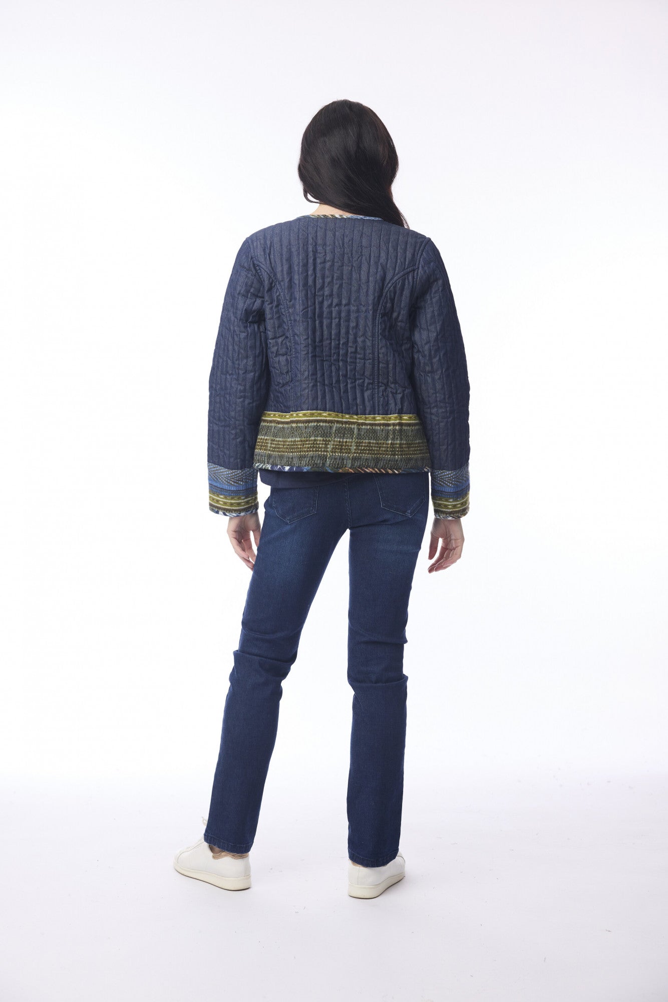 Orientique Reversible Organic Cotton Quilted Jacket