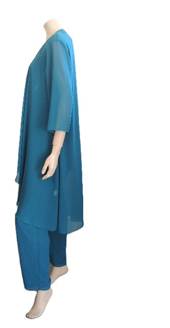 Layla Jones Pant Suit (Navy, Sapphire (Teal), Emerald or Mulberry)