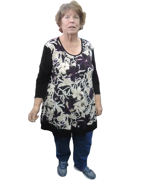 Shelz Flattering Stretch Swing Top