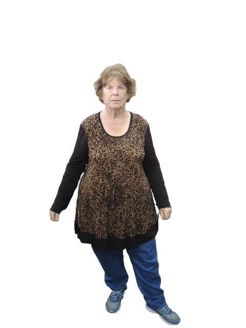 Shelz Flattering Stretch Swing Top