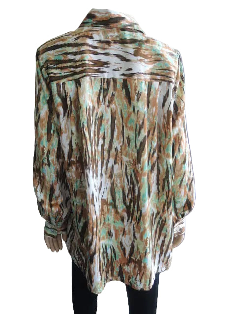 Party Girl Wash & Wear Blouse (Long or Short Sleeves)