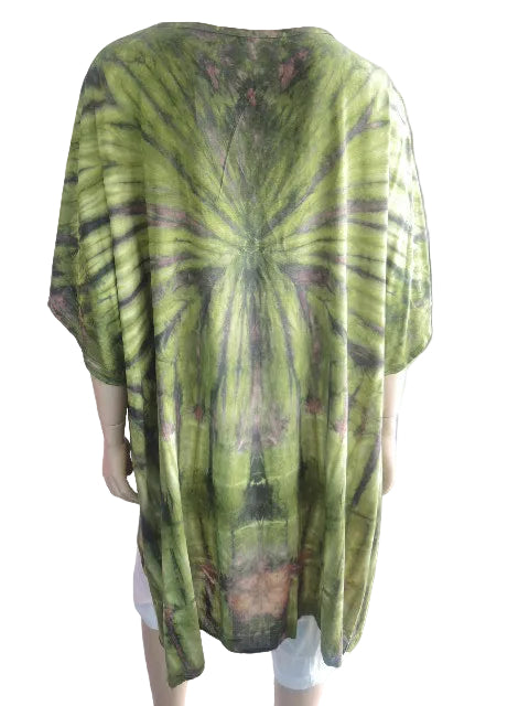 Tie Dyed Short Kaftan Top