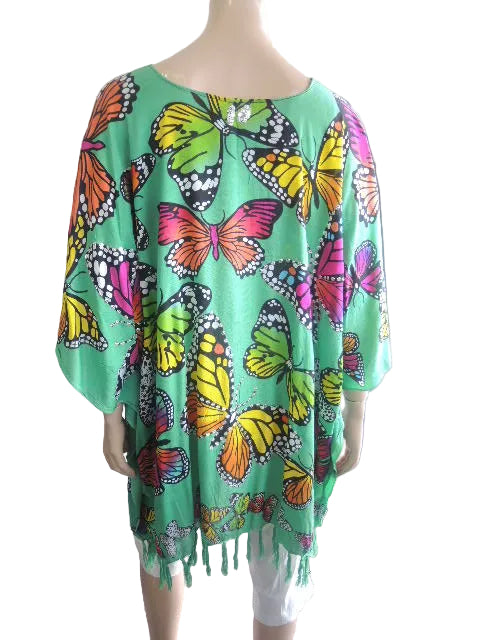 Butterfly Design Kaftan Style Top