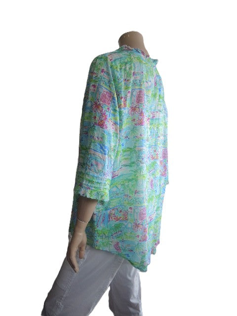 Renoma Sunshine Palms Organic Cotton Top