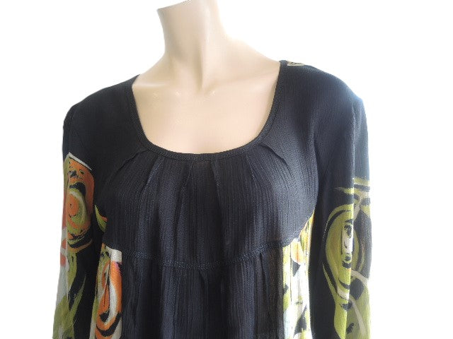 Plusss Crinkle Rayon Top