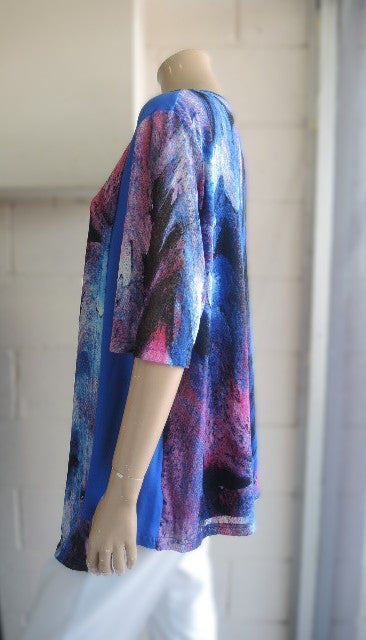 Vivid Mesh Overlay Top