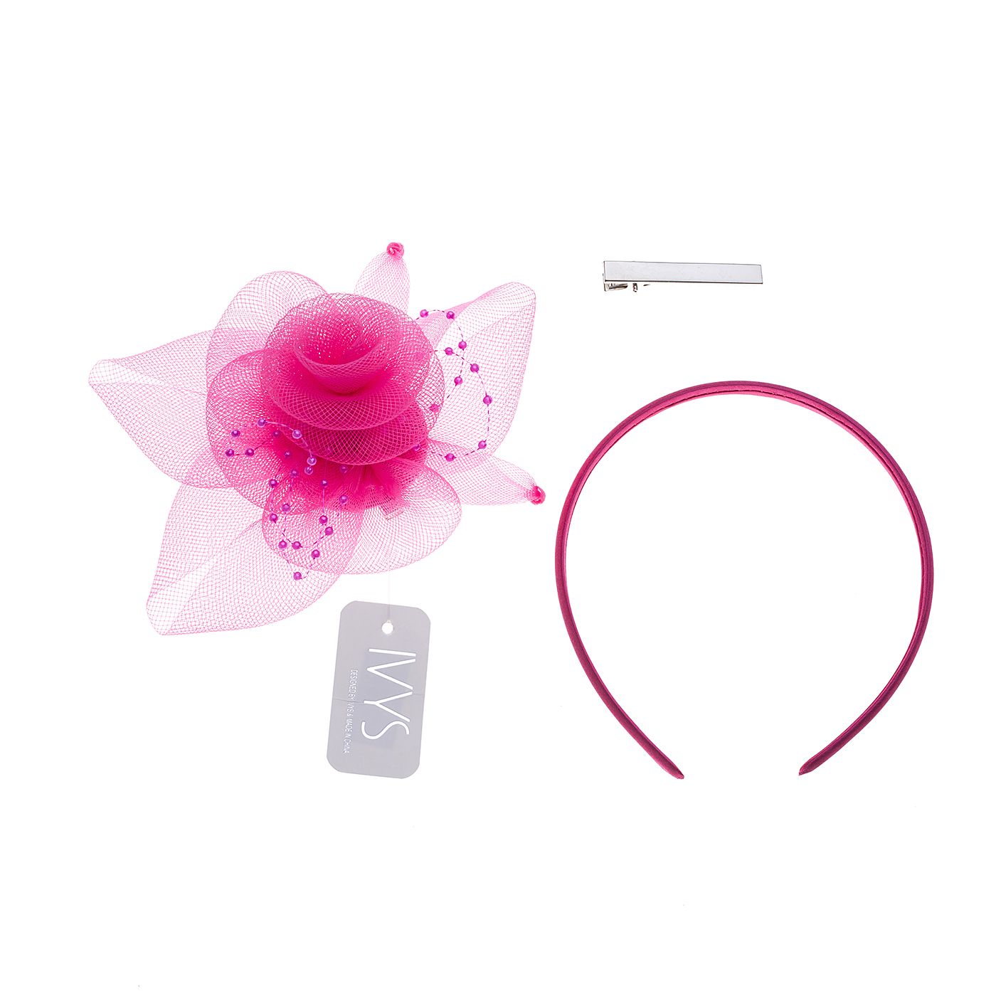 Pretty Fascinator (Pink, Coffee or Green)