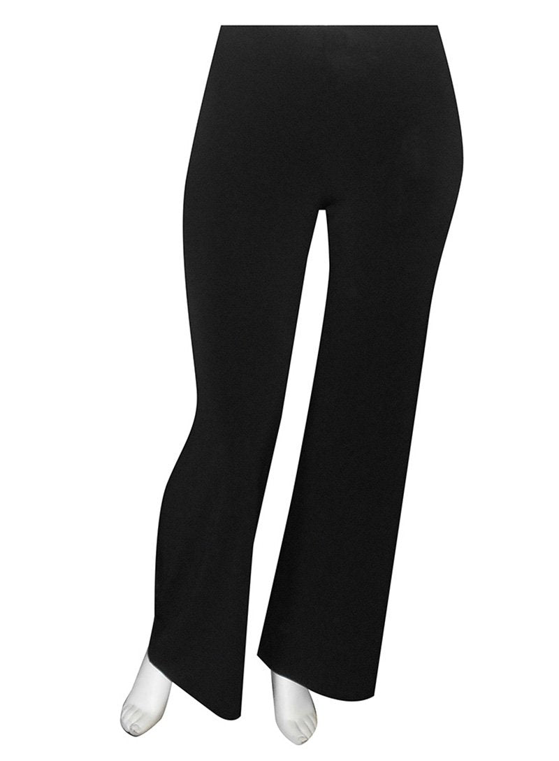 RTM Wider Leg Soft Knit Pants (Black, Navy or Charcoal)