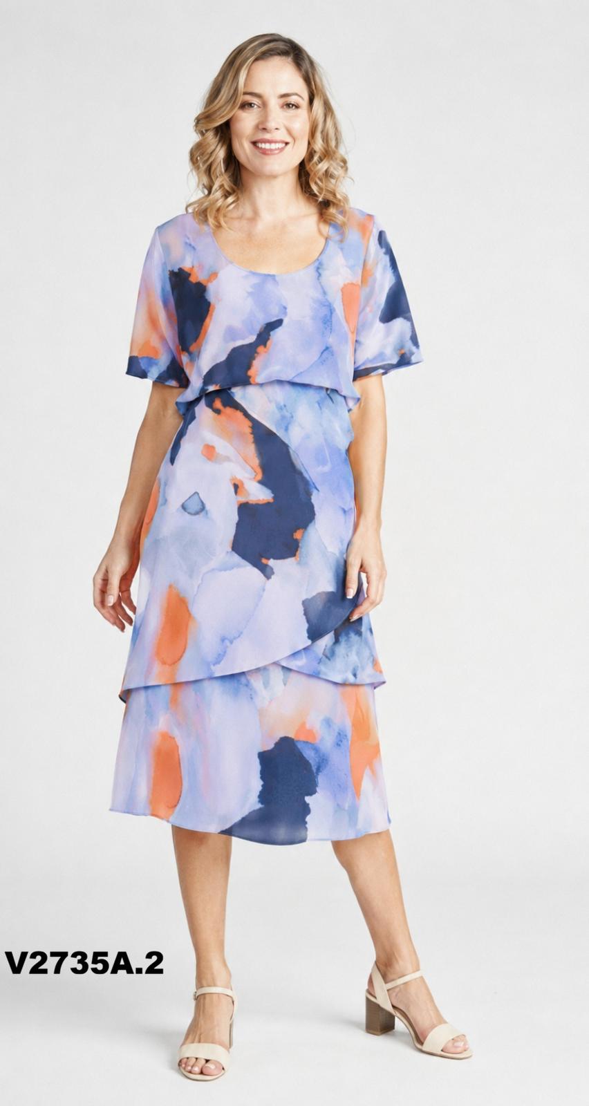 Vivid Layered Wonder Dress