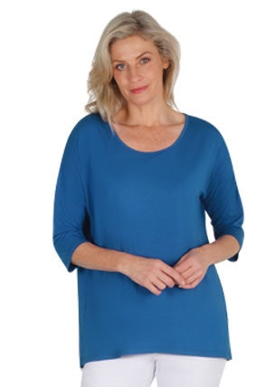 Emily Adams Bamboo 3/4 Sleeve Top (Many Colours)