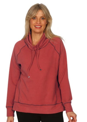 Emily Adams Cosy Contrast Stitch Top