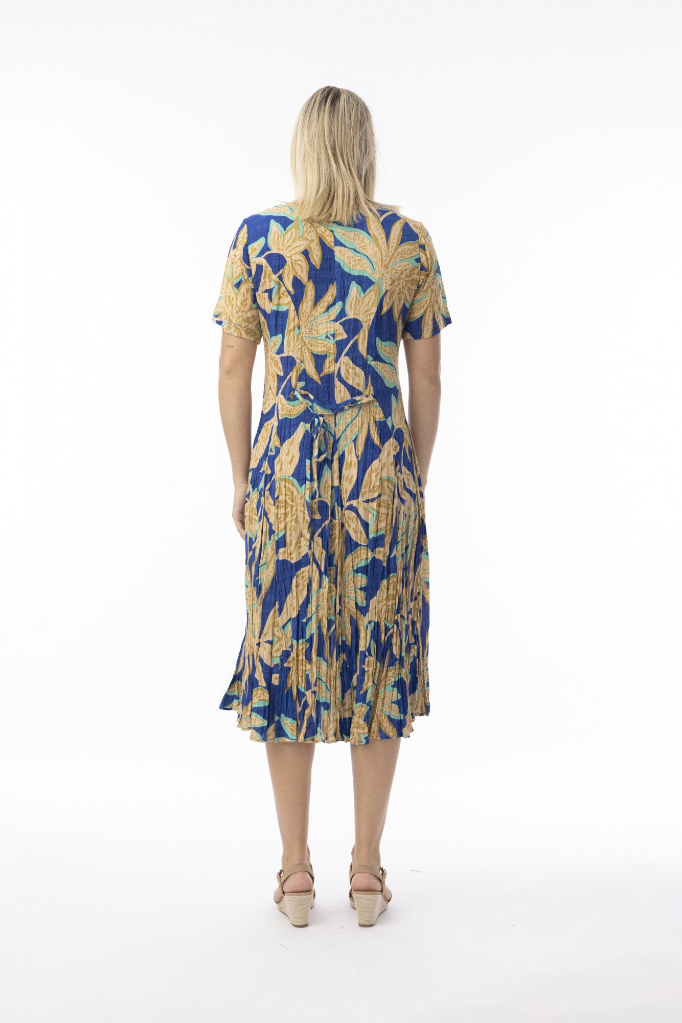 Orientique Flattering Godet Dress