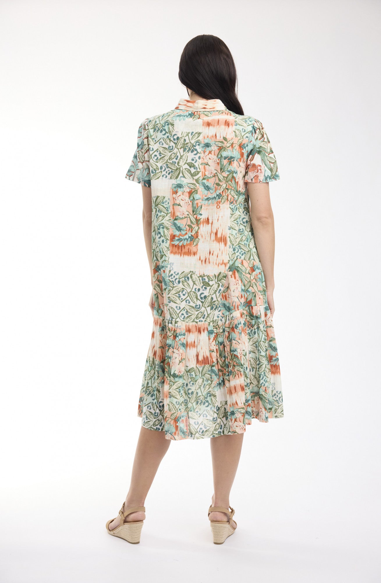 Orientique Long Patch Dress