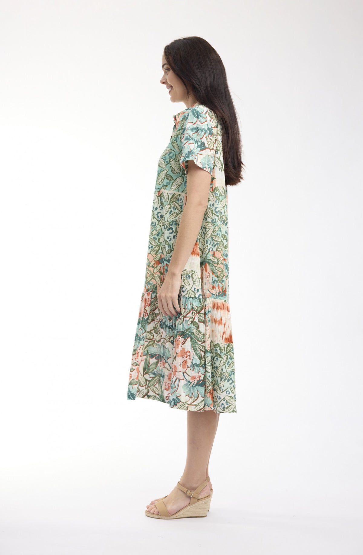 Orientique Long Patch Dress