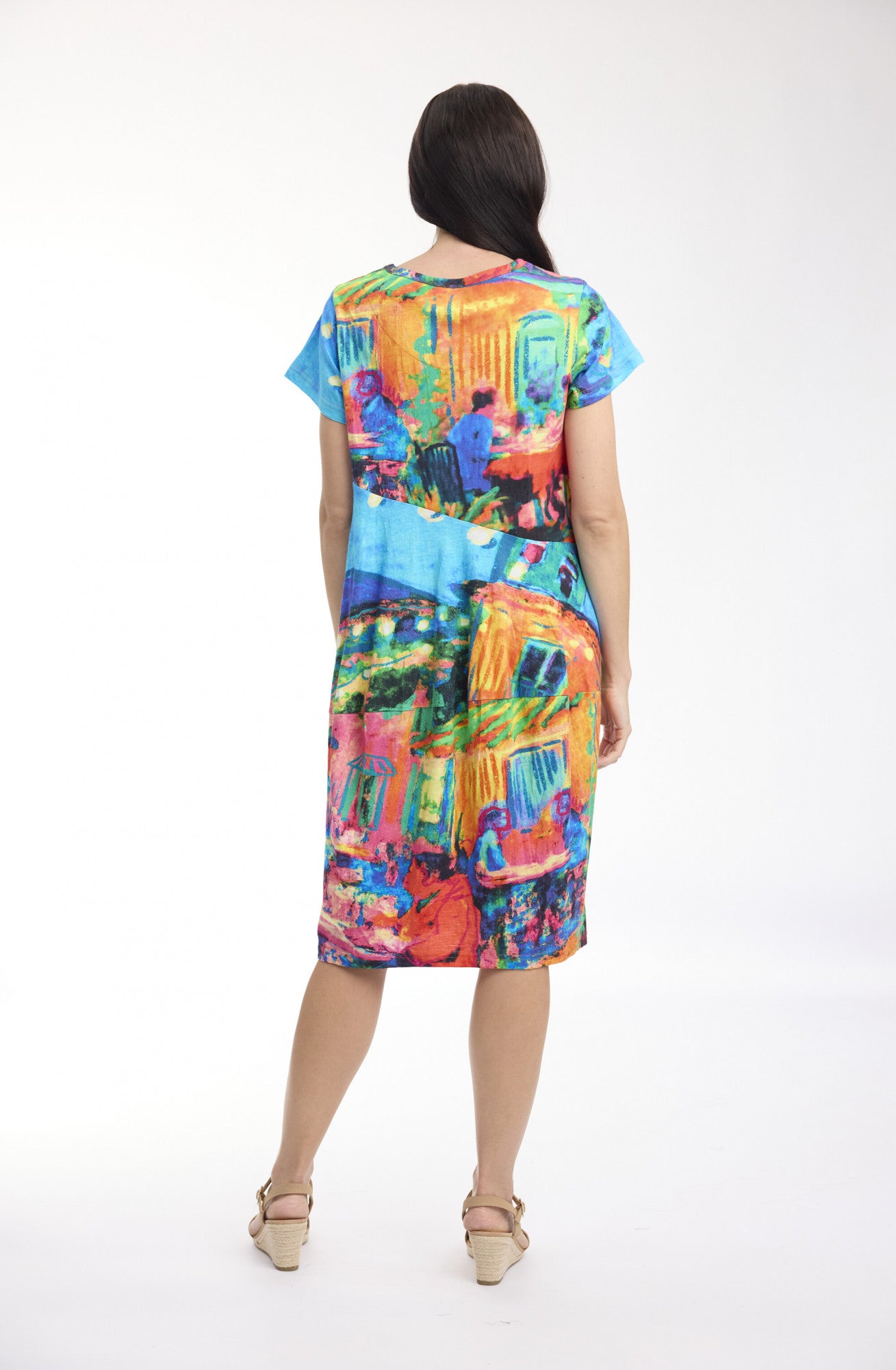 Orientique French Restaurant Organic Cotton Stretch Bubble Dress