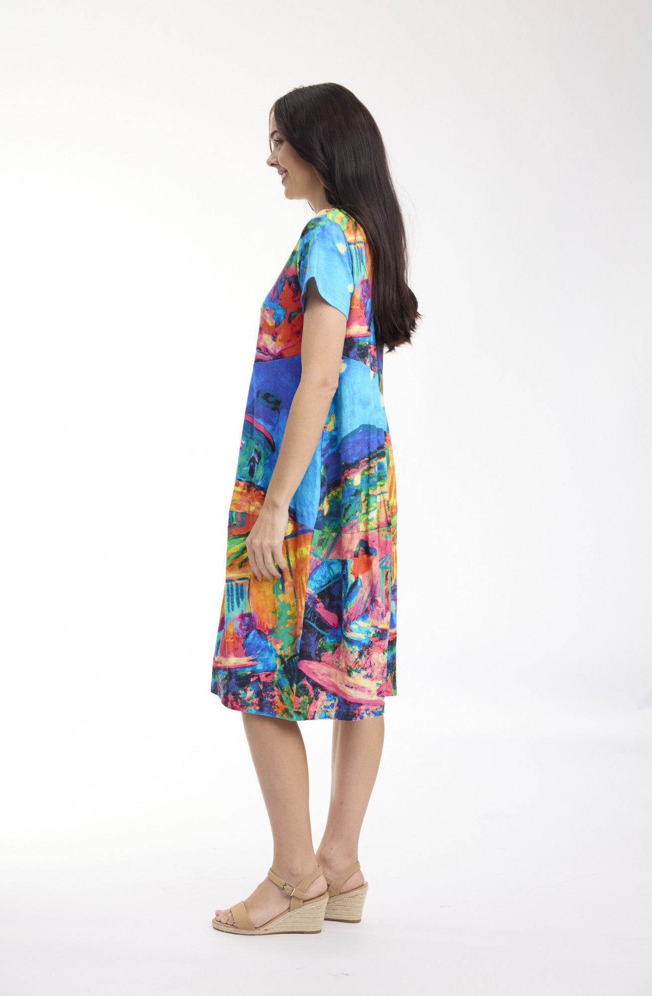 Orientique French Restaurant Organic Cotton Stretch Bubble Dress