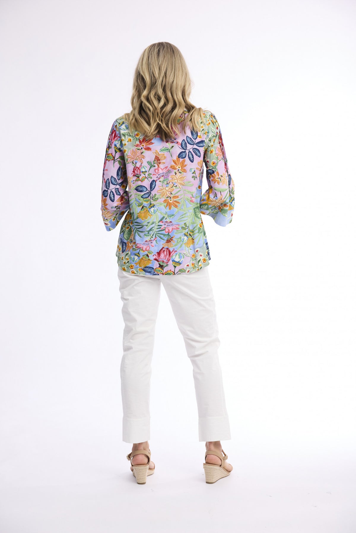Orientique Ser Mer V Neck Top