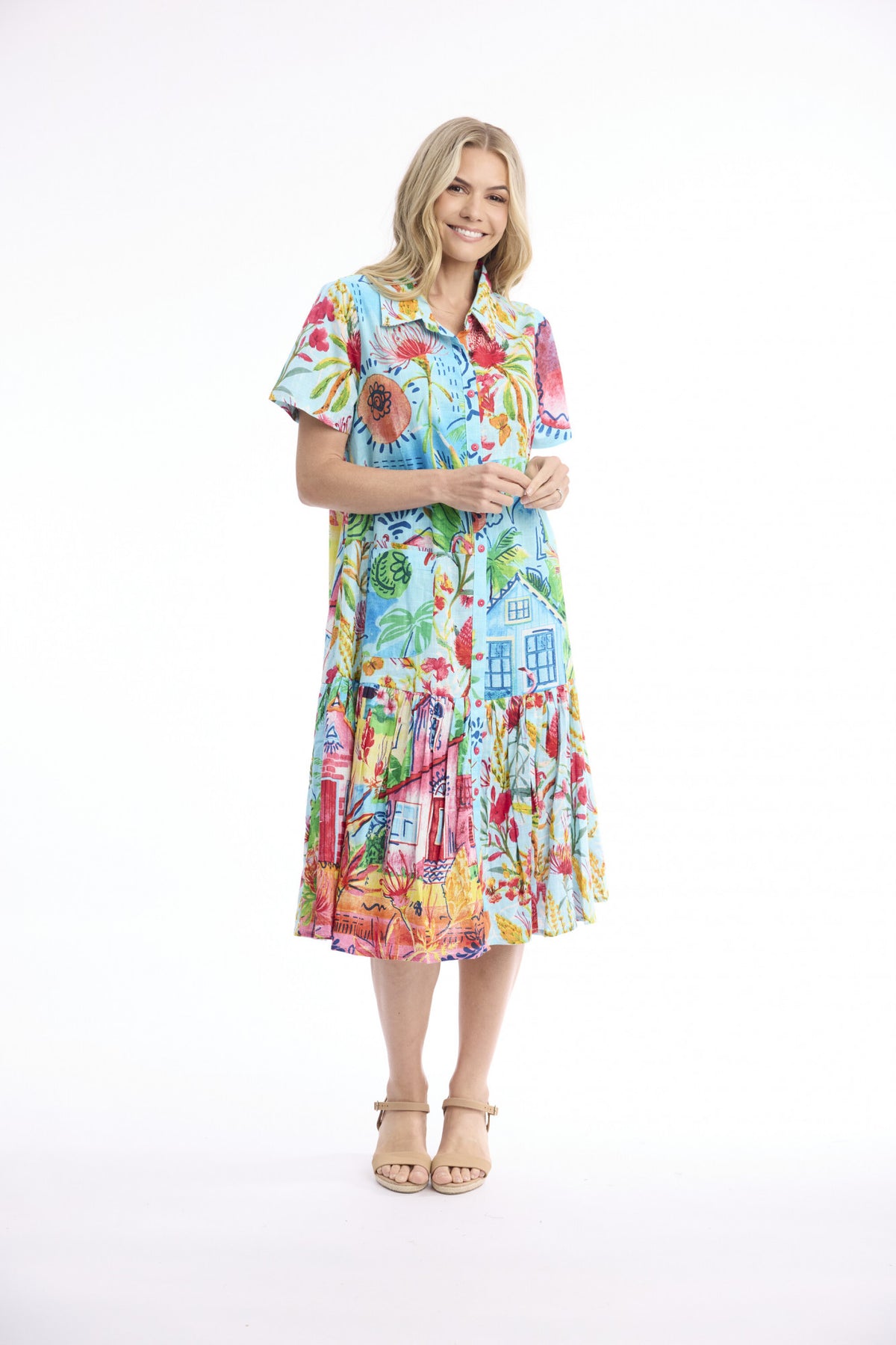 Orientique La Mala Patch Dress