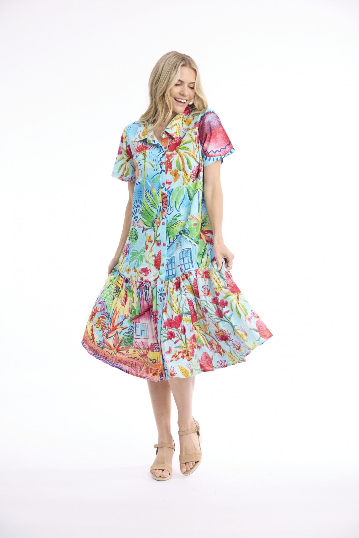 Orientique La Mala Patch Dress