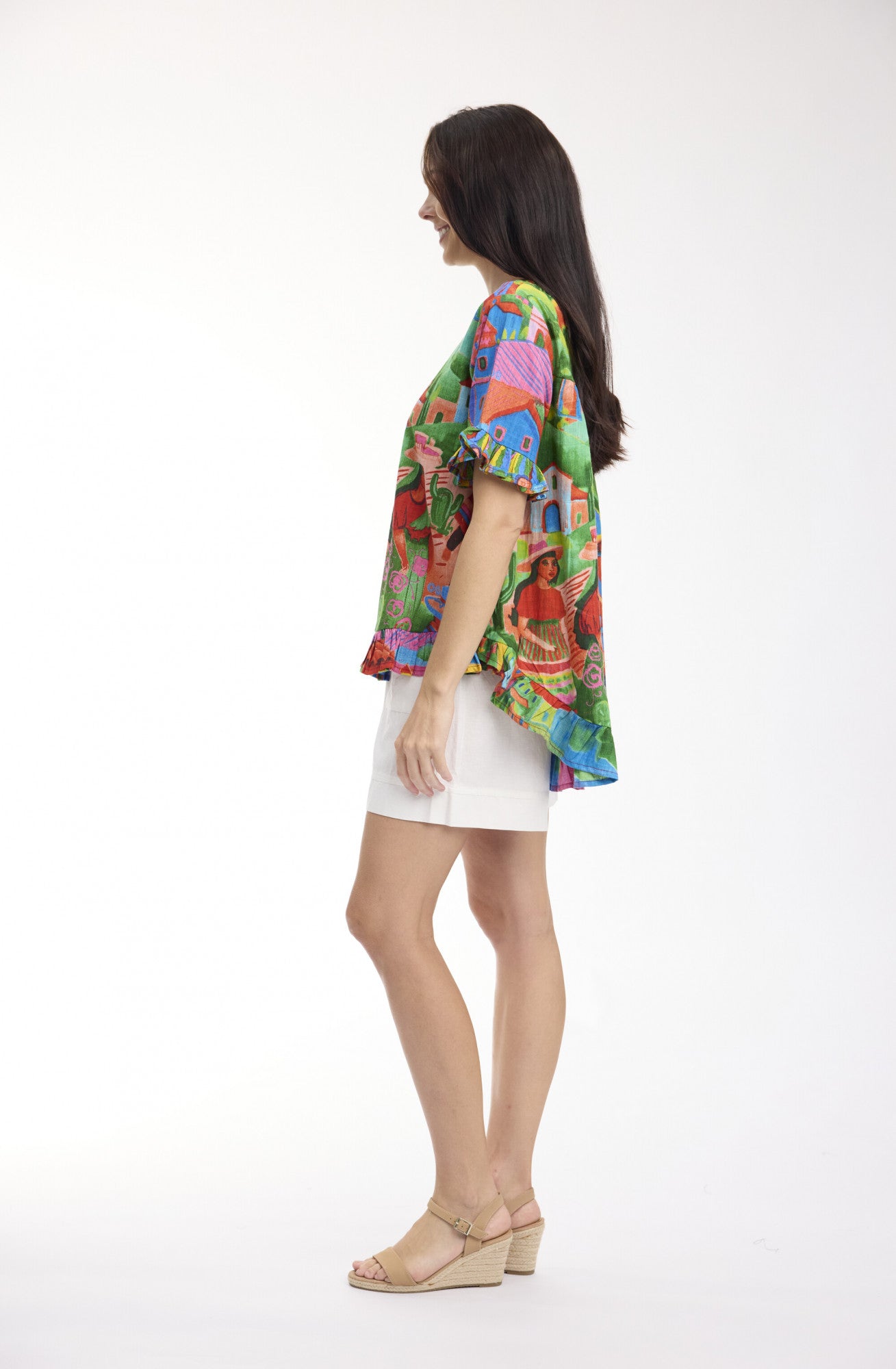 Orientique Frill Top