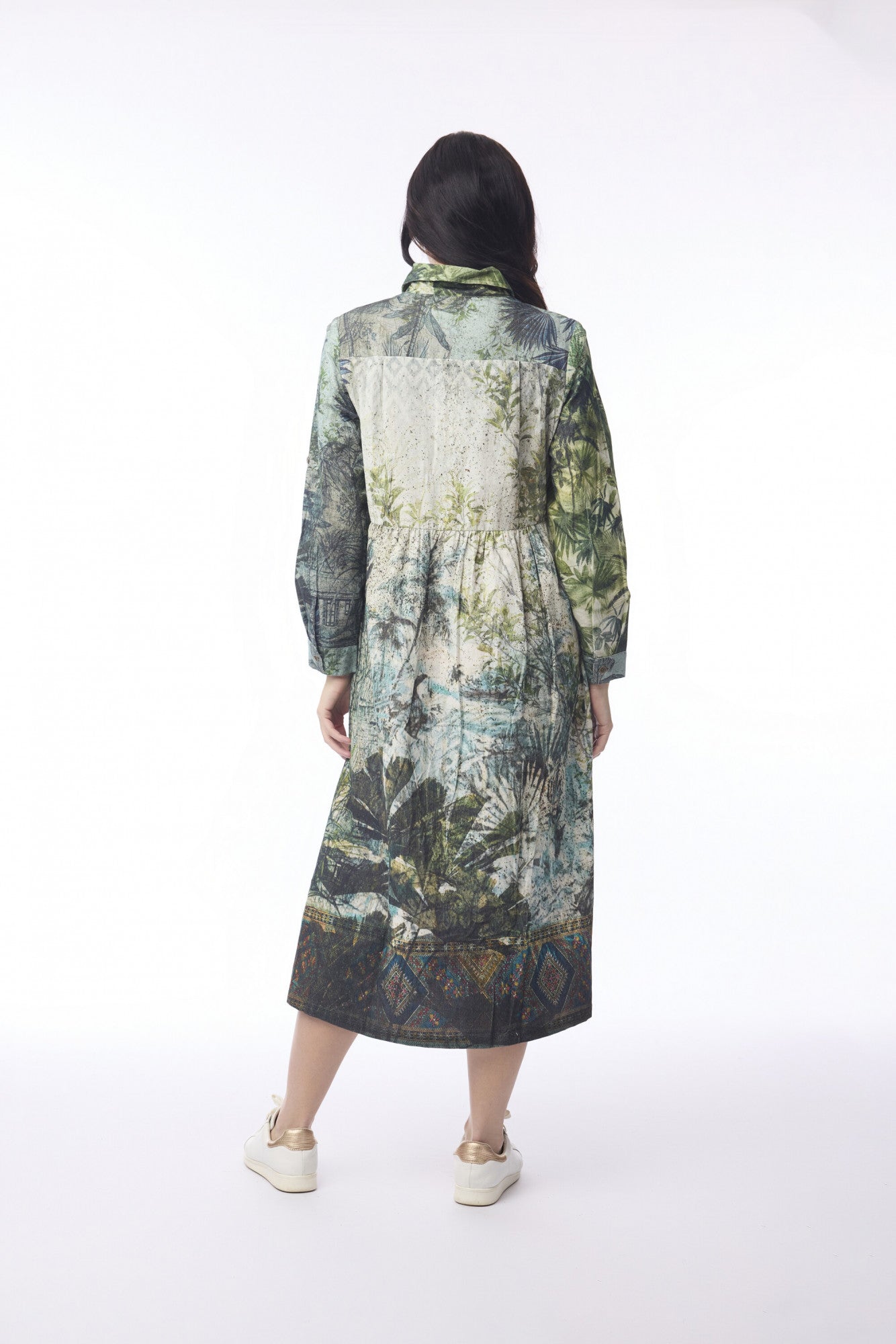 Orientique Tropical Jungle Organic Cotton Dress