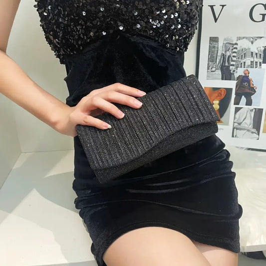 Black Evening Clutch Bag