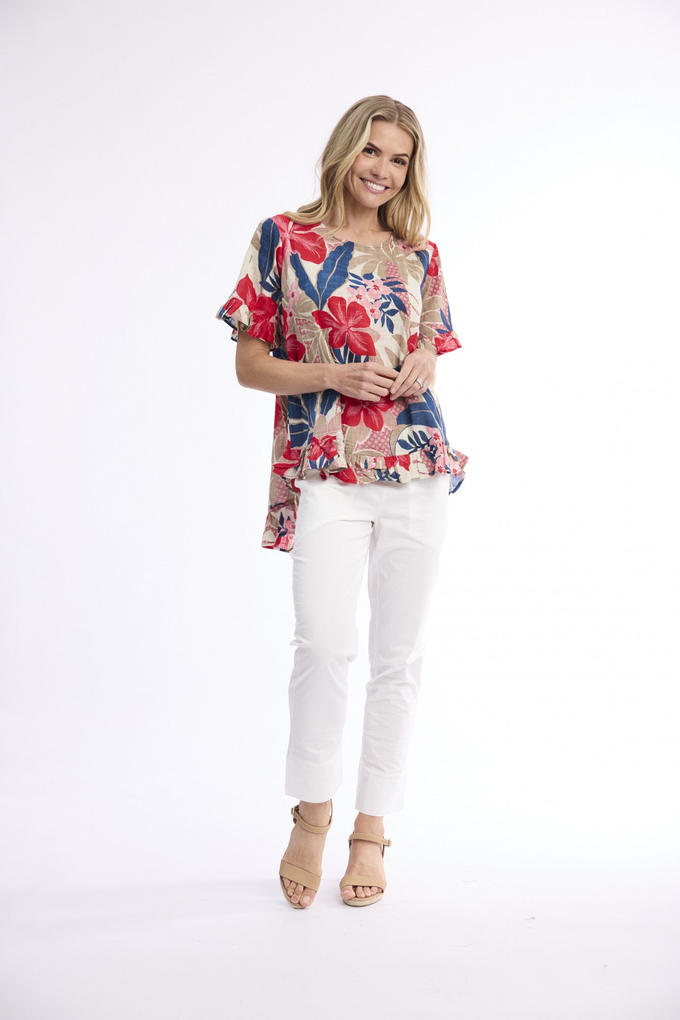 Orientique Frill Top