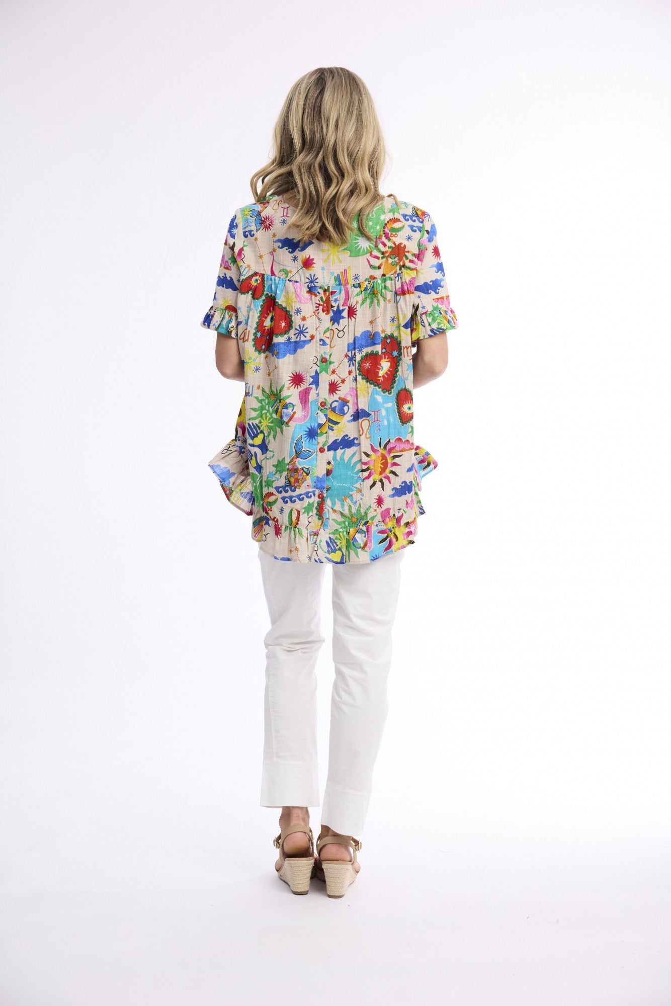 Orientique Frill Top
