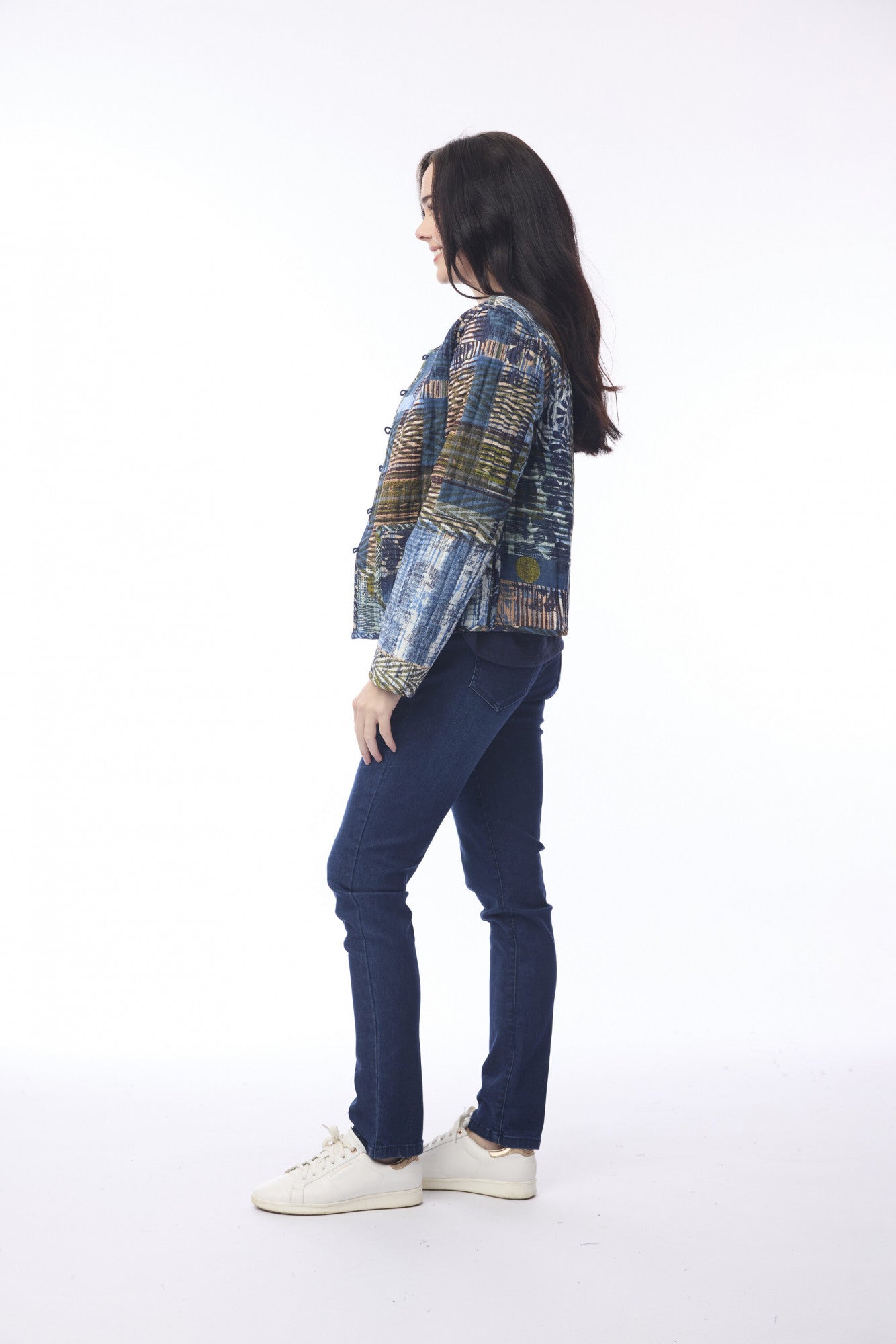 Orientique Reversible Organic Cotton Quilted Jacket