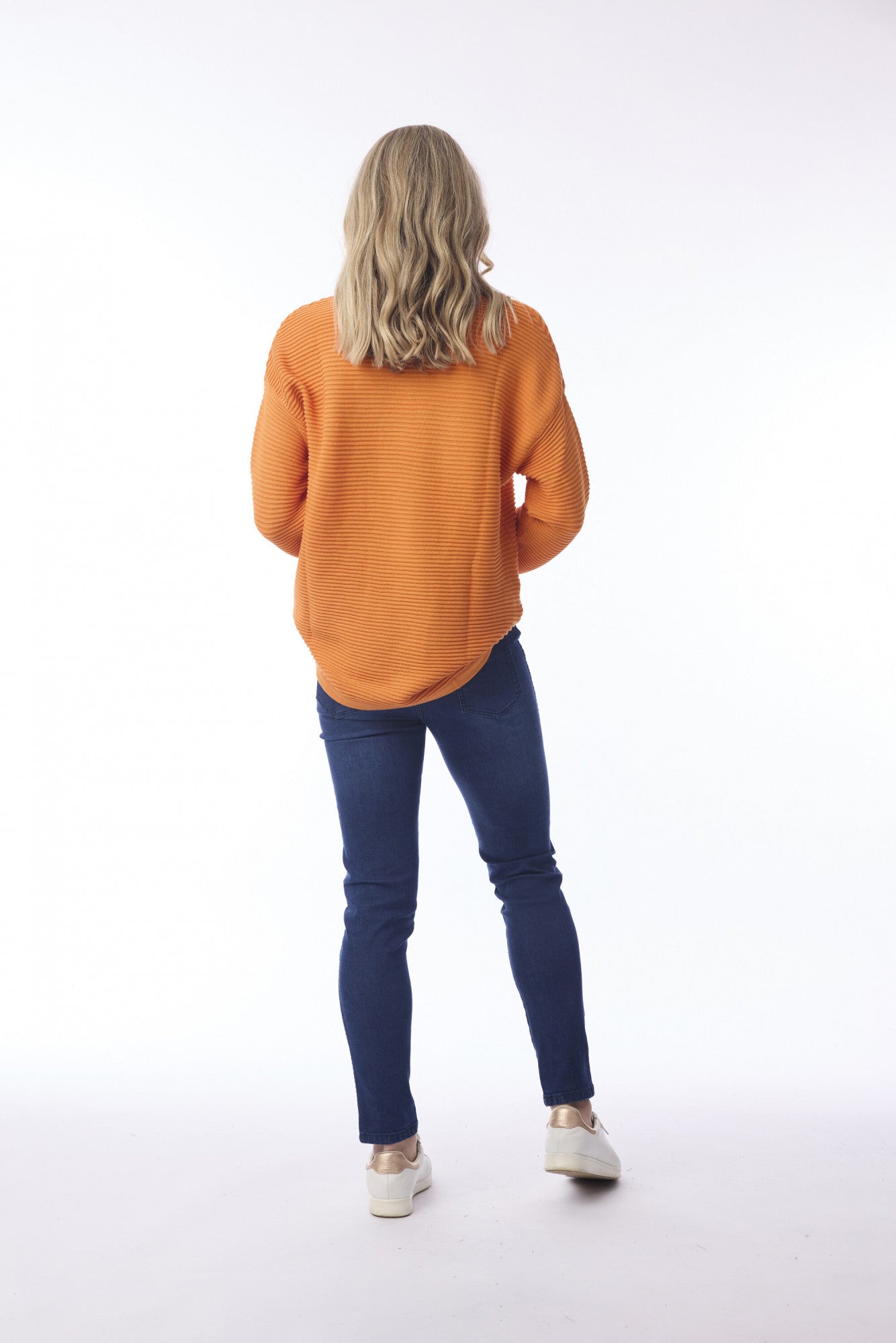 Orientique Organic Cotton Rib Knit Jumper (Many Colours)