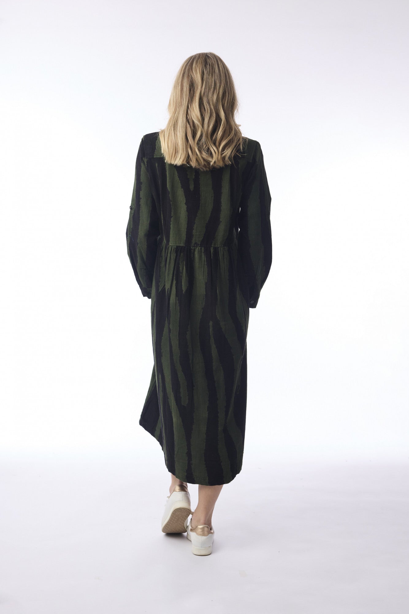 Orientique Congo Stripe Organic Cotton Dress