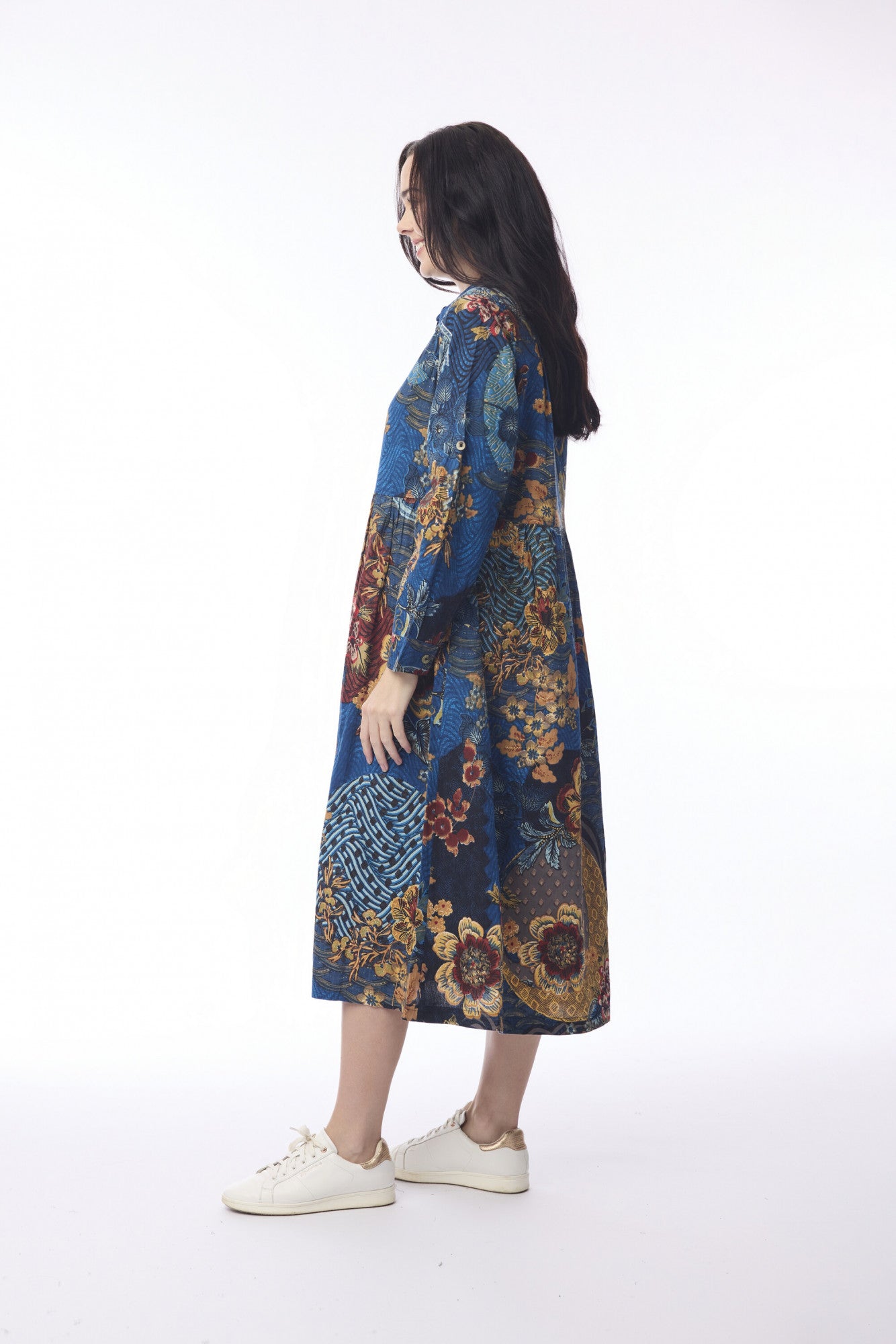 Orientique Maluku Midi Collar Dress