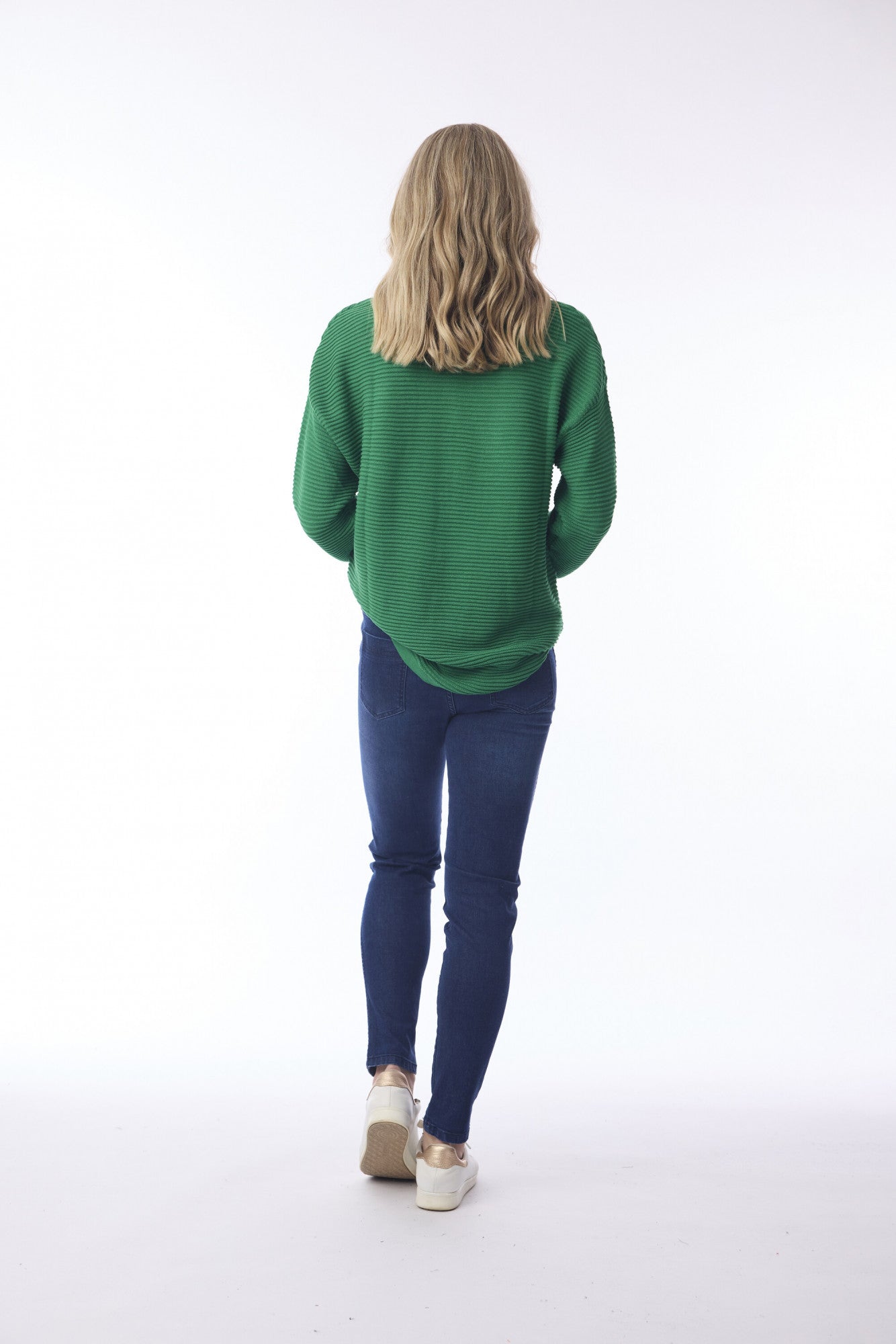Orientique Organic Cotton Rib Knit Jumper (Many Colours)