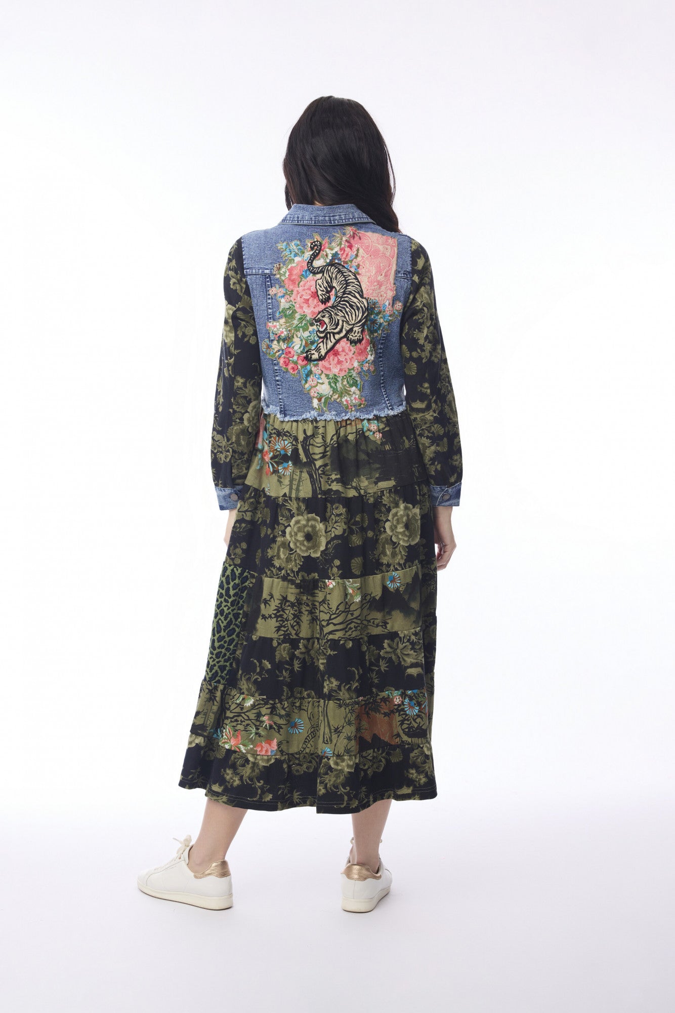 Orientique Keqioa Denim Mix Dress