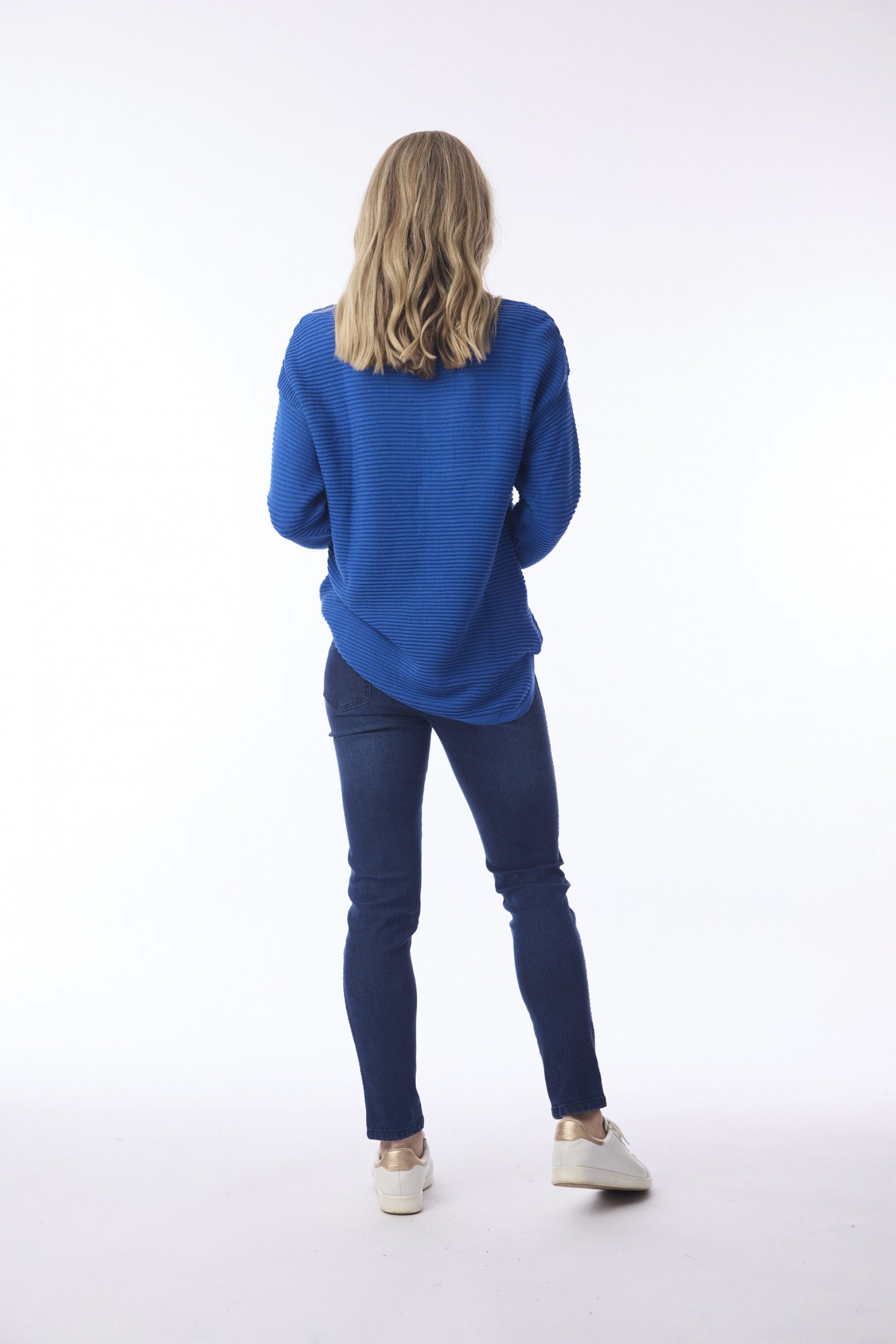 Orientique Organic Cotton Rib Knit Jumper (Many Colours)