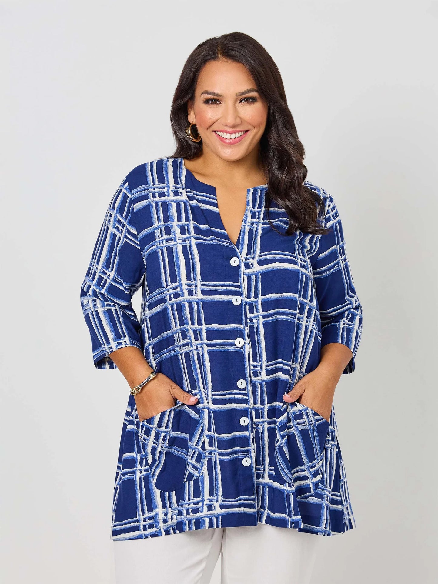 Swish Navy Trax Top