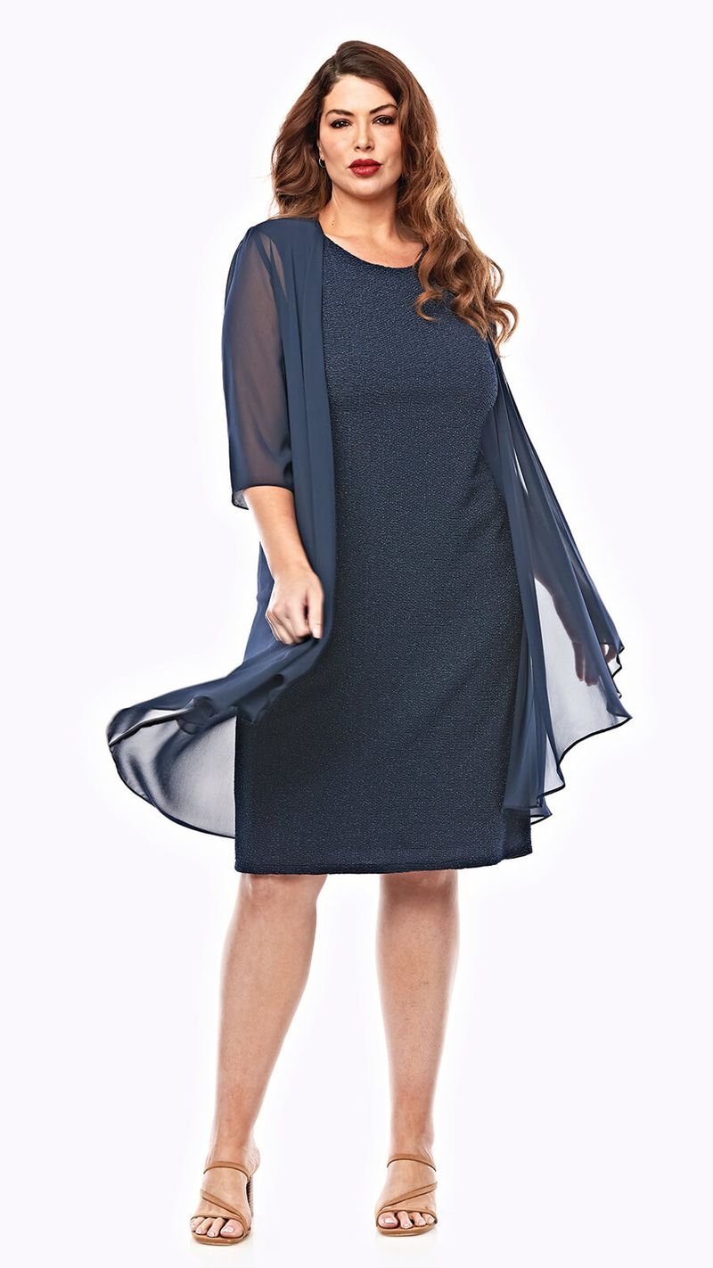 Layla Jones Stretch Lurex Dress – The Special Size Co