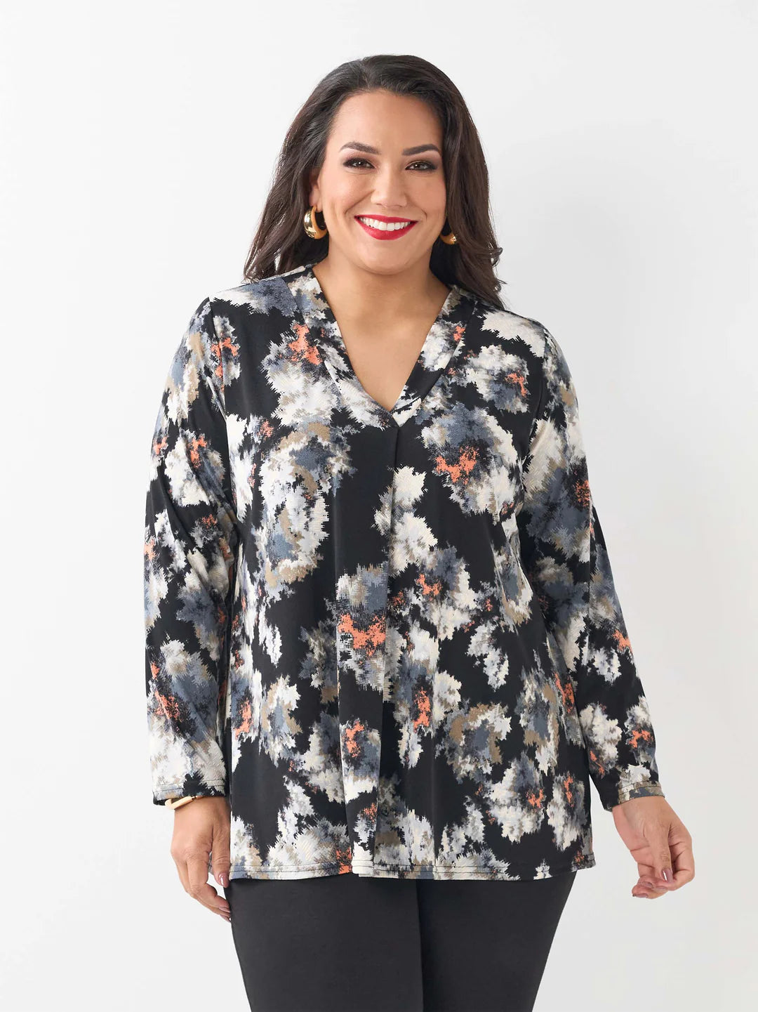 Swish Whispy Flowers Top