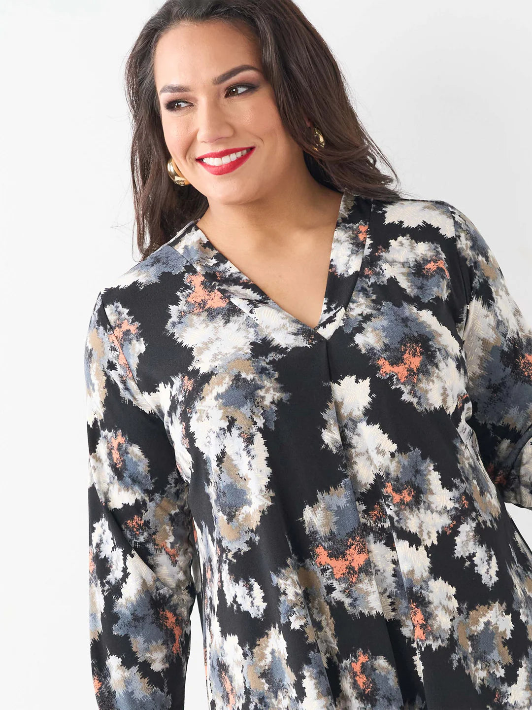 Swish Whispy Flowers Top
