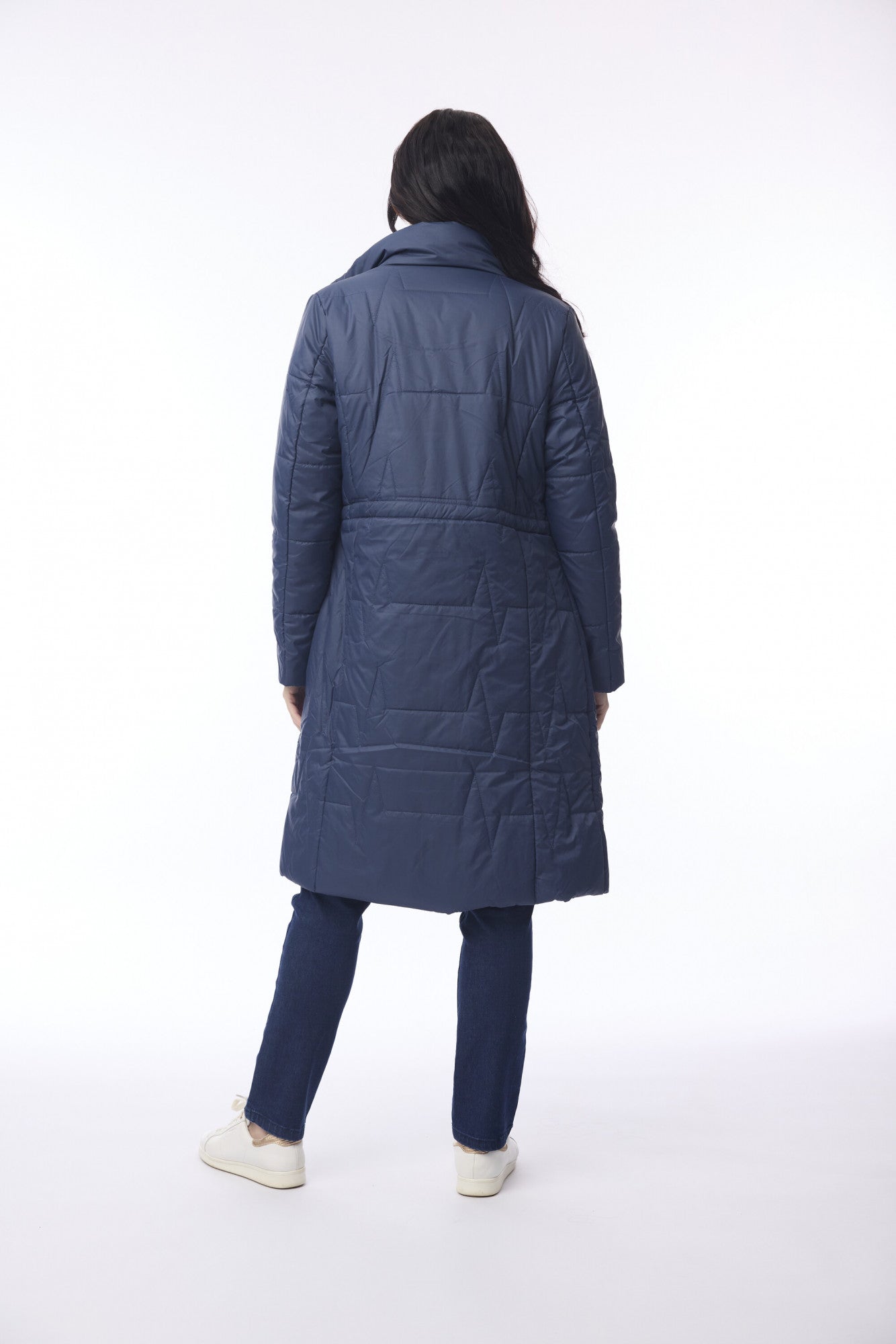 Orientique Navy Puffer Jacket