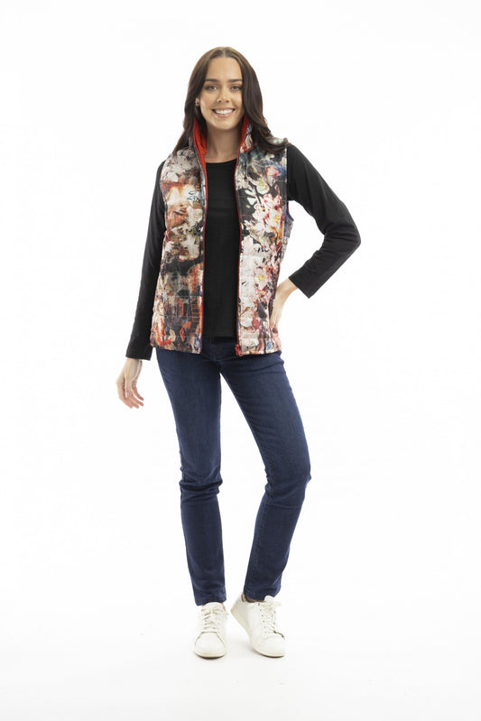 Orientique Reversible Puffer Vest