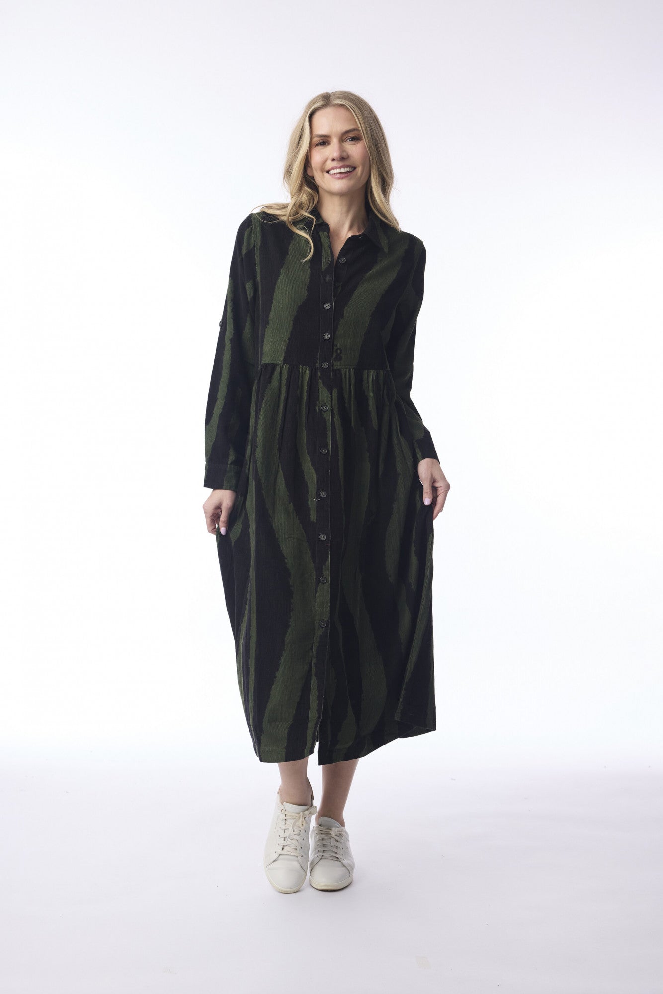 Orientique Congo Stripe Organic Cotton Dress