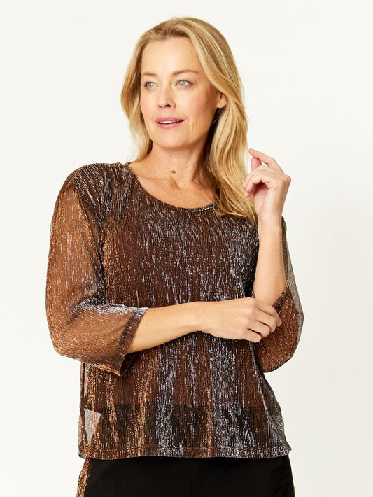 OPM Metallic Top