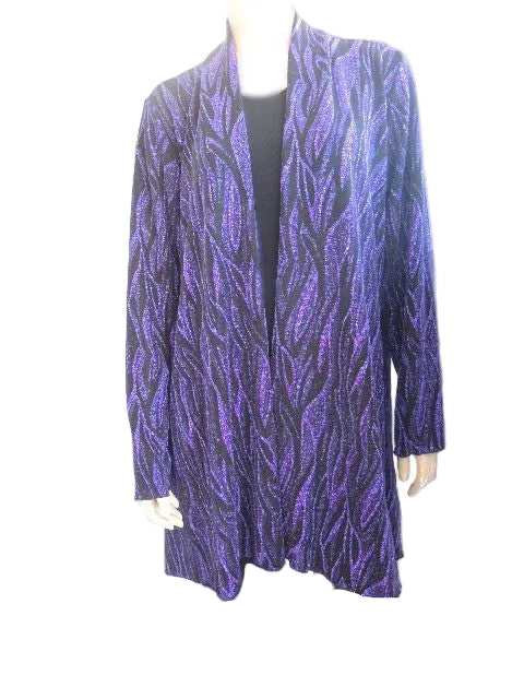 Party Girl Purple Sparkle Jacket